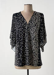 Blouse noir MULTIPLES pour femme seconde vue