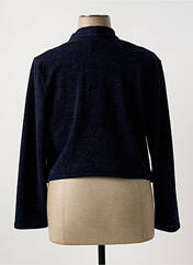 Gilet manches longues bleu MULTIPLES pour femme seconde vue