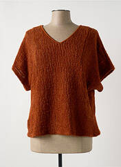 Pull orange MULTIPLES pour femme seconde vue