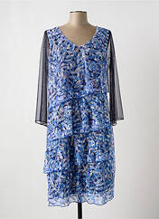 Robe mi-longue bleu MULTIPLES pour femme seconde vue