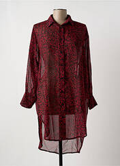 Tunique manches longues rouge MULTIPLES pour femme seconde vue