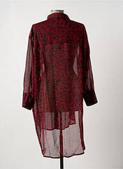 Tunique manches longues rouge MULTIPLES pour femme seconde vue