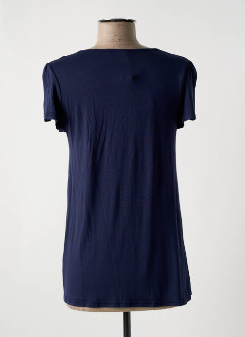 T-shirt coupe droite manches courtes bleu MULTIPLES femme