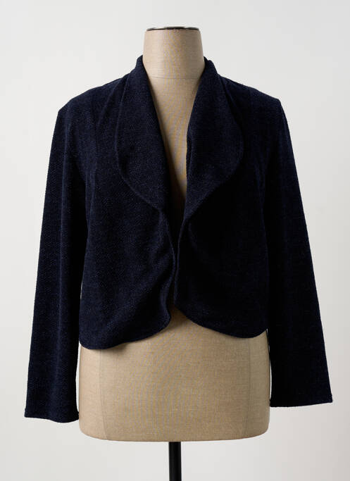 Gilet manches longues bleu MULTIPLES pour femme