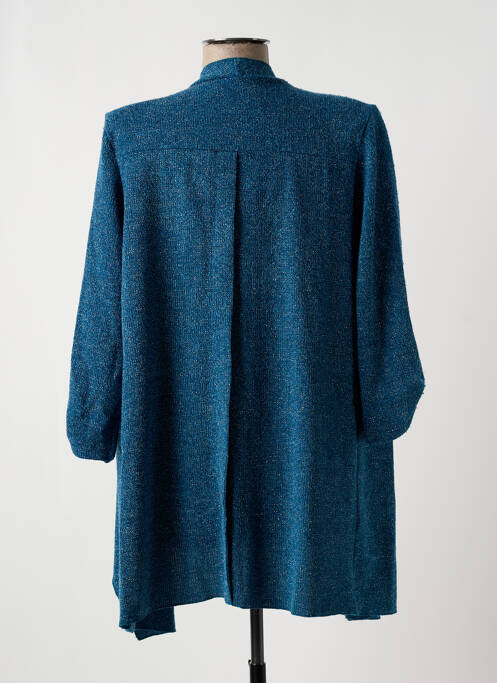 Gilet manches longues bleu MULTIPLES pour femme