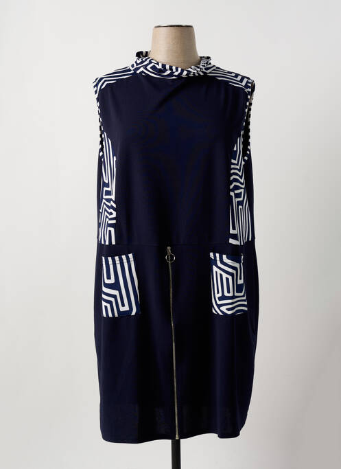Robe mi-longue bleu MULTIPLES pour femme