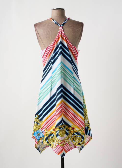 Robe mi-longue bleu MUTIPLES pour femme