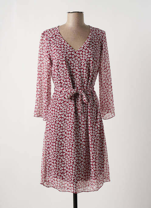 Robe mi-longue rouge MULTIPLES pour femme
