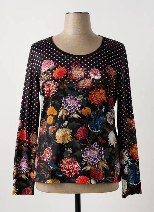 T-shirt noir MULTIPLES pour femme