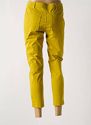 Pantalon 7/8 stretch taille normale jaune MULTIPLES femme