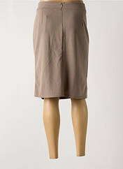 Jupe mi-longue beige MULTIPLES pour femme seconde vue