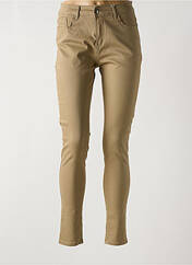 Pantalon slim beige MULTIPLES pour femme seconde vue