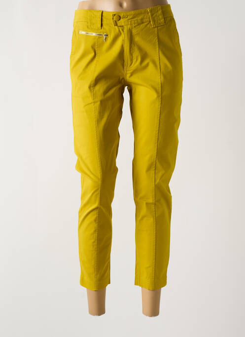 Pantalon 7/8 jaune MULTIPLES pour femme