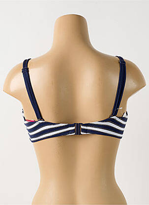 Haut de maillot de bain stretch haut soutien-gorge emboitant bleu PRIMADONNA femme
