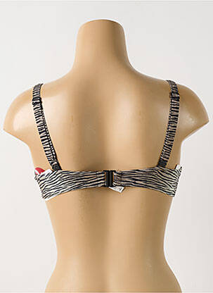 Haut de maillot de bain stretch haut soutien-gorge balconnet gris PRIMADONNA femme