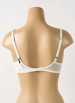 Soutien-gorge effet matière satinée haut soutien-gorge emboitant blanc MARIE JO femme