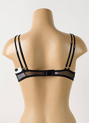 Soutien-gorge effet matière satinée haut soutien-gorge emboitant noir MARIE JO femme