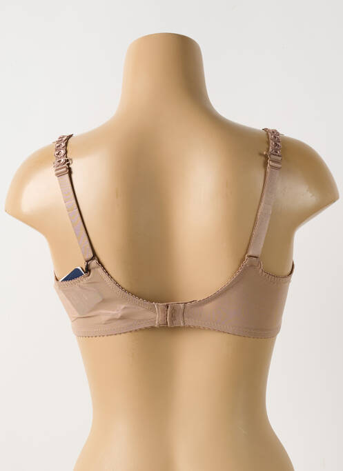 Soutien-gorge effet matière satinée haut soutien-gorge moulé beige PRIMA DONNA femme