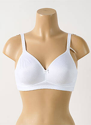 Soutien-gorge sans armature haut soutien-gorge emboitant blanc FELINA femme