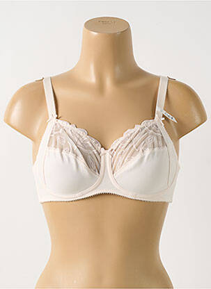 Soutien-gorge effet matière satinée haut soutien-gorge emboitant rose FELINA femme