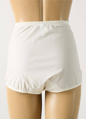 Culotte haute effet matière satinée beige FELINA femme