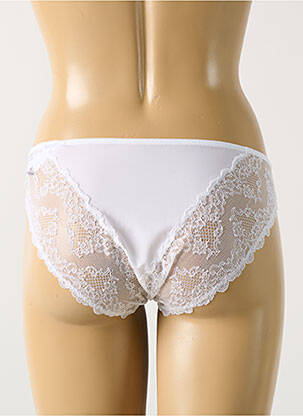 Culotte effet matière satinée blanc MARIE JO femme