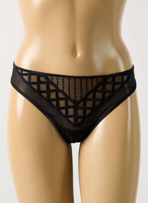 Tanga noir MARIE JO pour femme