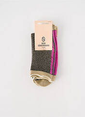 Chaussettes vert BECK SONDERGAARD pour femme seconde vue