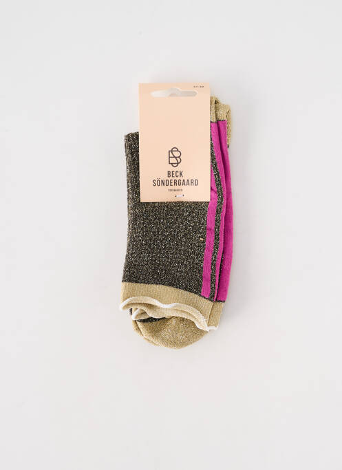 Chaussettes vert BECK SONDERGAARD pour femme