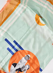 Foulard orange POCHETTE SQUARE pour femme seconde vue