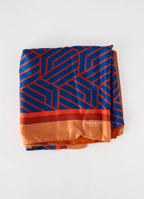 Foulard bleu POCHETTE SQUARE pour femme