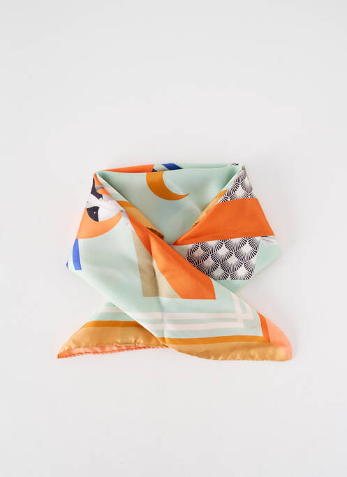 Foulard bleu POCHETTE SQUARE pour femme