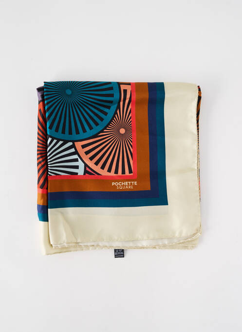 Foulard marron POCHETTE SQUARE pour femme