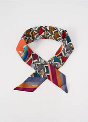 Foulard orange POCHETTE SQUARE pour femme seconde vue