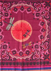 Foulard rouge POCHETTE SQUARE pour femme seconde vue