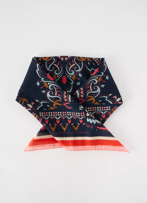 Foulard bleu POCHETTE SQUARE pour femme