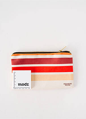 Trousse de maquillage beige POCHETTE SQUARE femme