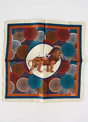 Foulard orange POCHETTE SQUARE pour femme seconde vue