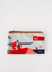 Trousse de maquillage vert POCHETTE SQUARE pour femme seconde vue