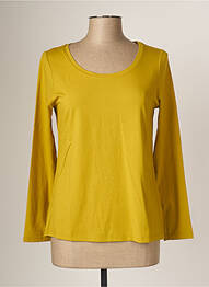 T-shirt manches longues manches longues jaune MALOKA femme