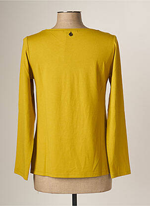 T-shirt manches longues manches longues jaune MALOKA femme