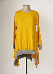 Pull tunique jaune MALOKA pour femme seconde vue