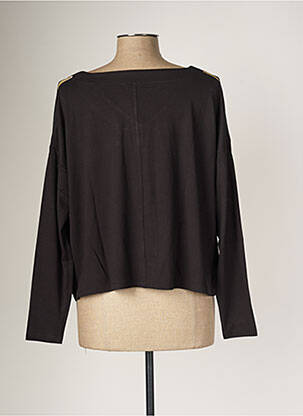 T-shirt manches longues manches longues noir G!OZE femme