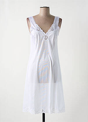 Jupon /fond de robe coupe évasée blanc LINGERIE ELIZABETH femme