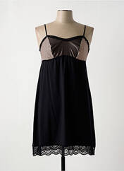 Chemise de nuit noir ANTINEA pour femme seconde vue