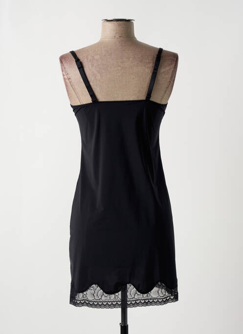 Nuisette/combinette col v noir IMPLICITE femme