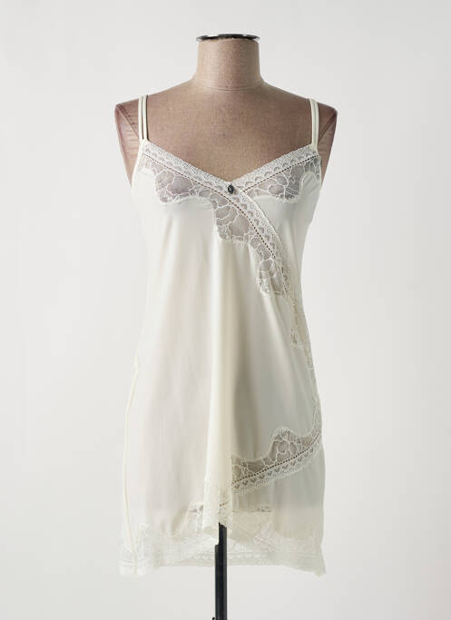 Nuisette/combinette col v blanc IMPLICITE femme