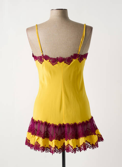 Nuisette/combinette col v jaune MARJOLAINE femme