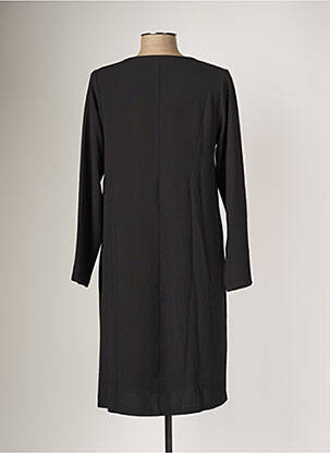 Robe courte coupe évasée manches longues noir G!OZE femme