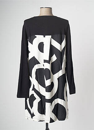 Tunique manches longues col rond noir G!OZE femme